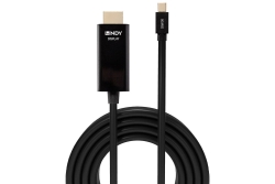 LINDY Mini-DisplayPort an HDMI Kabel 4K30 (DP: passiv) 1m