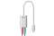 LINDY Konverter USB Typ C auf 3.5mm Audio und Mikrofon