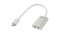 LINDY Konverter USB Typ C auf 3.5mm Audio und Mikrofon