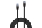 LINDY Patchkabel Cat6A U/FTP Flachband schwarz 1.00m
