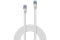 LINDY Patchkabel Cat6A U/FTP Flachband weiß 10m