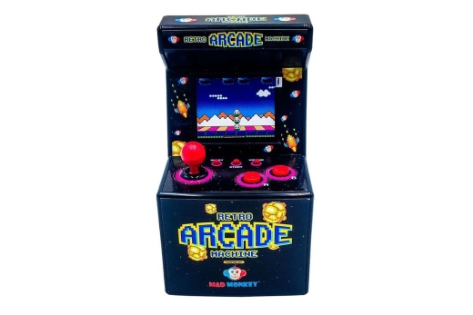 Mad Monkey - Mini Arcade Machine mit 240x 8-Bit Spielen