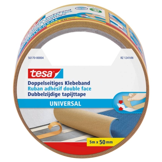 Verlegeband / Klebeband doppelseitig 5 m x 50 mm universal