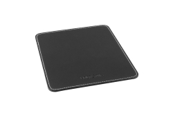 Logilink Mauspad Leder Design schwarz