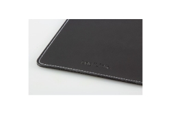 Logilink Mauspad Leder Design schwarz