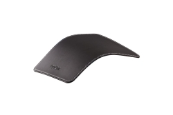 Logilink Mauspad Leder Design schwarz