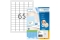 HERMA Adressetiketten A4 weiß 38,1x21,2 mm Papier 6500St.