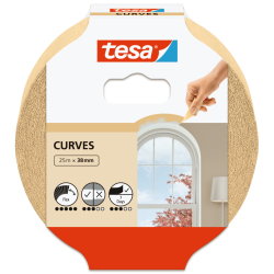 Papier-Klebeband Maler-Krepp für Rundungen - 25 m x...