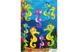 HERMA Sticker MAGIC Seepferdchen Neon