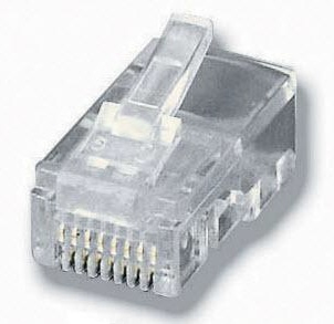 Equip Telefon-Stecker RJ45/8P8C ungeschirmt 100Stk transp.