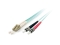 Equip Patchkabel LC->ST 15.00m Multimode Duplex OM3 türkis Polybeutel