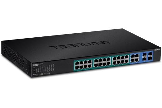 TRENDnet Switch 28 Port Gbit Managed PoE+ 370W WebSmart 19