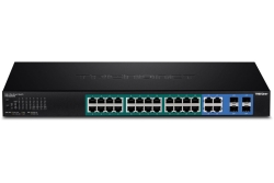 TRENDnet Switch 28 Port Gbit Managed PoE+ 370W WebSmart 19