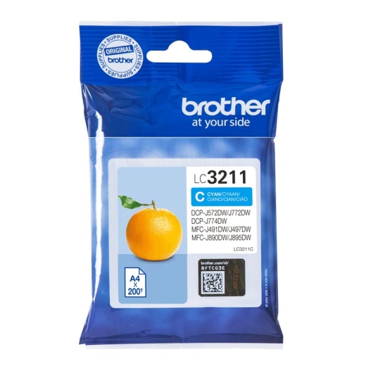 Patrone Brother LC-3211C DCP-J772/4DW, MFC-J890DW