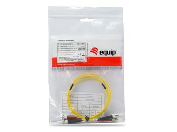 Equip Patchkabel ST->ST 2.00m Singlemode Duplex OS2 gelb Polybeutel