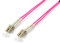 Equip Patchkabel LC->LC 5.00m Multimode Duplex OM4 violett Polybeutel
