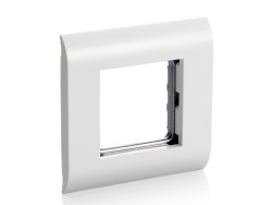 Equip Frontplatte French Modular Fenster 45x45mm RAL9010...