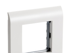 Equip Frontplatte French Modular Fenster 45x45mm RAL9010...