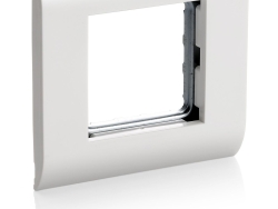 Equip Frontplatte French Modular Fenster 45x45mm RAL9010 Polybeutel