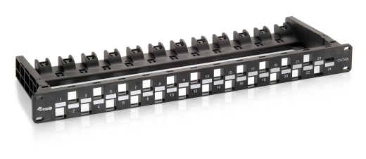 Equip 19 Patchpanel 24xKeystones UTP 1U LSA/110 RAL9005