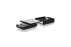 Einbaurahmen IcyDock 1x5,25cm > 3,5 HDD/SSD+Frontblende