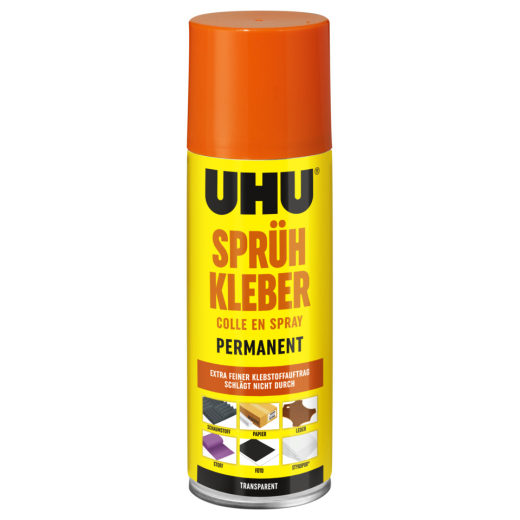 Sprühkleber - TRANSPARENT+PERMANENT, 200 ml Dose