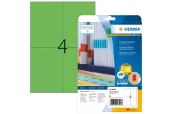 HERMA Etiketten A4 grün 105x148mm Papier matt ablösbar 80St.