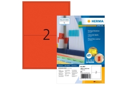 HERMA Etiketten A4 rot 199,6x143,5mm Papier matt 1400 St.