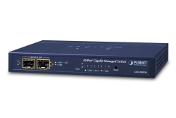 PLANET 8-Port GE + 2-Port SFP Managed Desktop Switch