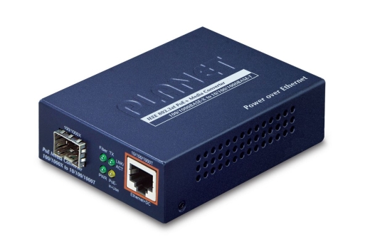 PLANET 1000Base-X to 10/100/1000Base-T PoE (mini-GBIC, SFP)