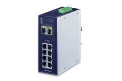 PLANET Industrial 8-Port 10/100/1000T + 2 100/1000X SFP