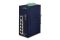 PLANET 5-Port Industrial Gigabit Switch w/ 4-Port 802.3at