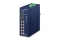 PLANET Industrial 4-Port 10/100/1000T 802.3at PoE + 2-Port