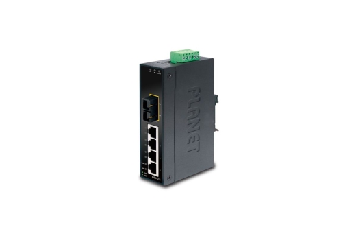 PLANET 4+1 100FX Port Multi-mode Industrial Ethernet Switch