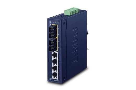 PLANET 4+2 100FX Port Multi-mode Industrial Ethernet Switch