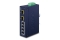PLANET 4+2 100FX SFP Industrial Ethernet Switch (-40~75