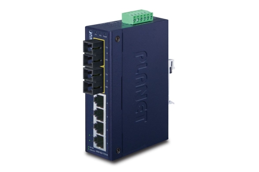 PLANET 4+2 100FX Port Single mode Industrial Ethernet