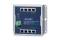 PLANET Industrial 8-Port 10/100/1000T Wall-mount with