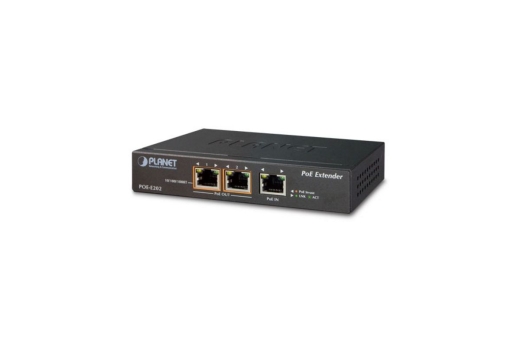PLANET 1-Port 802.3at PoE+ to 2-Port Gigabit PoE Extender
