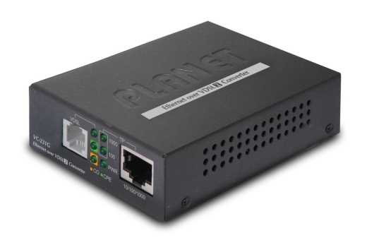 PLANET 1-Port 10/100/1000T Ethernet to VDSL2 Converter