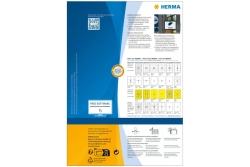HERMA Etik. A4 Outdoor Klebefolie weiß 63,5x33,9mm...