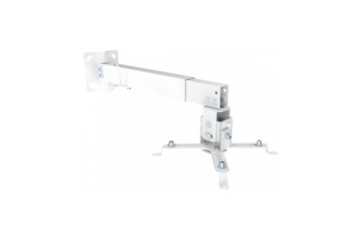 Schwaiger Beamer-Wandhalterung Höhe 430-650mm Max.20KG Weiß