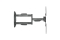 Schwaiger TV-Wandhalter MOTION 4 23-75 35KG 3 Gelenke