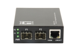 LevelOne Switch 1xGE/2x SFP Media Konverter Plastik
