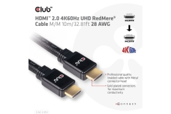 Club3D HDMI-Kabel A -> A 2.0 RedMere 4K60Hz UHD 10 Meter retail