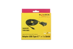 DELOCK Adapter USB Type-C -> Seriell DB9 RS232