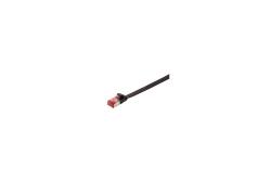 Logilink Flachpatchkabel 2xRJ45 U/FTP Cat6A 3.00m schwarz