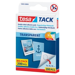 Tack® Klebestücke - 200 Stück, 10 x 10 mm,...