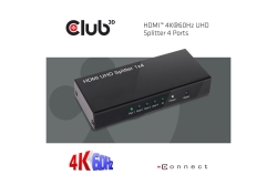 Club3D HDMI Splitter 1 Eingang -> 4 Ausgänge 4K60Hz UHD retail