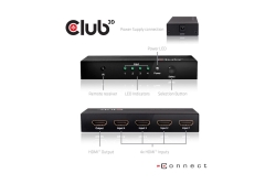 Club3D HDMI Switchbox 4 Eingänge -> 1 Ausgang 4K60Hz UHD retail